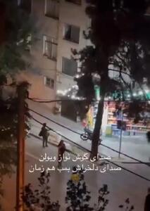 غرش پدافند و نوازنده ویولن؛ ویدئویی پربازدید از تهران