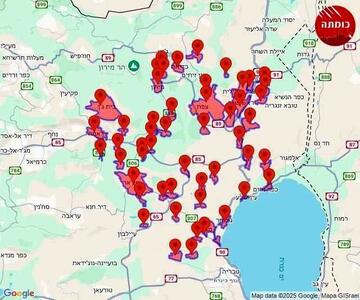 صدای آژیر در الجلیل در شمال فلسطین اشغالی فعال شد