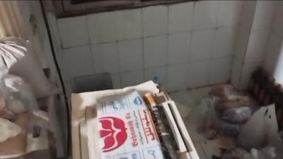 اولین تصاویر از محل کشف ۱۲۷ کیلو انواع مواد اولیه انفجاری | ویدئو