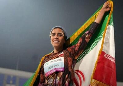 دلنوشته احساسی ریحانه مبینی دختر طلایی دو و میدانی برای مردم ایران