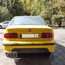 مزایده خرید خودروی تاکسی سمند زرد 89