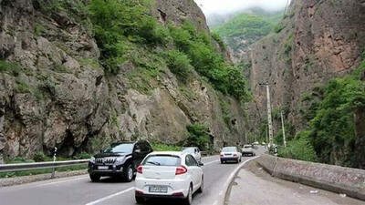 جاده چالوس از ساعت ۱۰ صبح دو طرفه می شود
