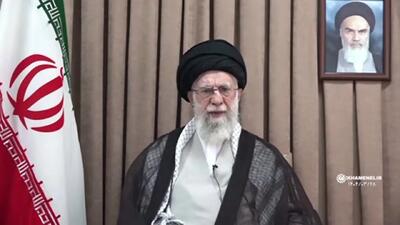 فیلم کامل دومین پیام تلویزیونی رهبر معظم انقلاب خطاب به ملت ایران در پی تهاجم رژیم صهیونی