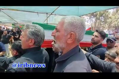 تشییع پیکر شهید نیما رجب‌پور در تهران