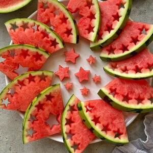 آموزش چند ایده جذاب برای تزیین هندوانه مجلسی + فیلم - سبک ایده آل