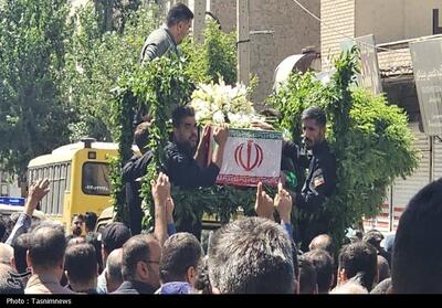 وداع با ستاره مقاومت شهید مهدی خدایی در صالحیه - تسنیم