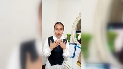 حمایت دانش آموز اقبالیه از عملیات وعده صادق ۳+فیلم