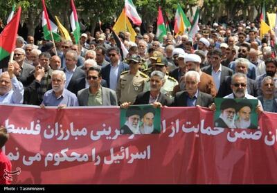 برگزاری راهپیمایی جمعه خشم و نصر در قزوین - تسنیم