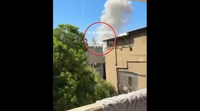 اصابت موشک ایران در شهر حیفا اسرائیل (فیلم)