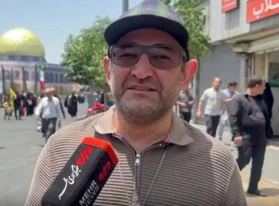 حضور بازیگر سریال پایتخت در نماز جمعه امروز