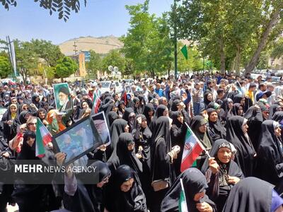 فریاد «مرگ بر اسرائیل » در الوند
