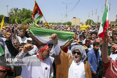 راهپیمایی «جمعه خشم و نصر» در اهواز