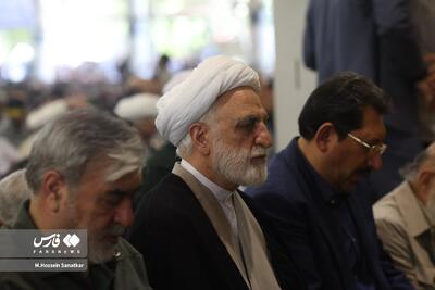 حضور مقامات و مسئولان نظام در نمازجمعهٔ تهران