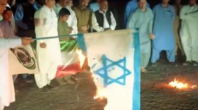 شادی طایفه ریگی از حمله موشکی ایران به اسرائیل