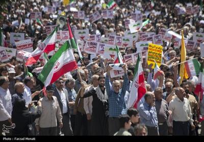 راهپیمایی جمعه خشم و نصر در قزوین و کرمانشاه- عکس صفحه استان تسنیم | Tasnim