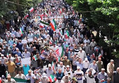 کرجی‌ها هم در جمعه خشم و نصر مردانه به میدان آمدند - تسنیم