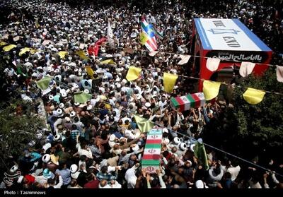 تشییع باشکوه شهدای نبرد با اسرائیل در قم+ تصاویر - تسنیم