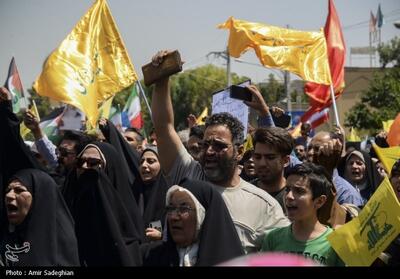 برگزاری راهپیمایی باشکوه جمعه خشم و نصر در استان همدان - تسنیم