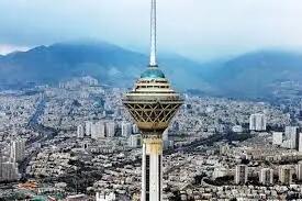 امشب؛ ⁨ ⁨ ⁨دو برج تهران در یک قاب