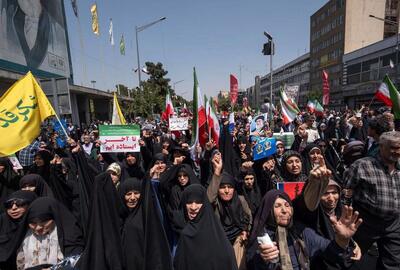 تصاویر متفاوت خبرگزاری فرانسه از تجمع خیابان انقلاب