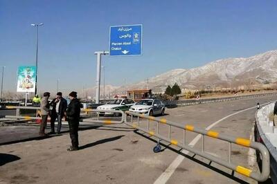 جاده چالوس از شمال به تهران یک‌طرفه می شود