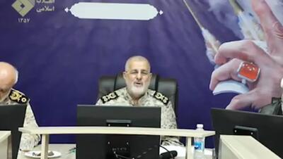 اظهارات مهم فرمانده کل سپاه در اتاق عملیات جنگ+ فیلم