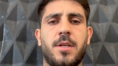 پیام خدابنده لو هافبک پرسپولیس به مردم ایران