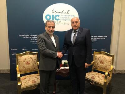 دیدار وزرای امور خارجه جمهوری اسلامی ایران و الجزایر در استانبول 
