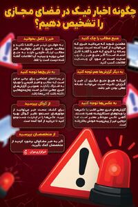 اینفوگرافیک | چگونه اخبار فِیک در فضای مجازی را تشخیص دهیم؟