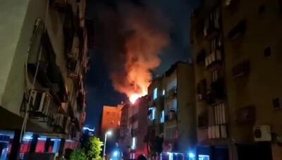 اصابت موشک ایران به ساختمانی امنیتی در اسرائیل