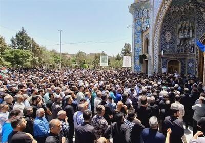 تشییع باشکوه 2 شهید حمله اسرائیل در کرج‌‌ - تسنیم