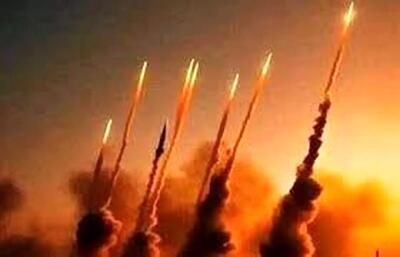 ۴ موج حمله موشکی ایران طی چند دقیقه علیه سراسر اراضی اشغالی