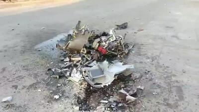انهدام پهپاد هرمس اسرائیل در خرم‌آباد