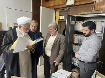 بازدید حجت‌الاسلام والمسلمین منتظری از شعب دیوان عالی کشور و نظارت بر روند خدمت‌رسانی به مراجعین