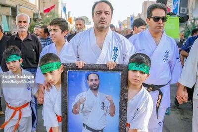 شهادت مربی کاراته در جنایت رژیم صهیونیستی