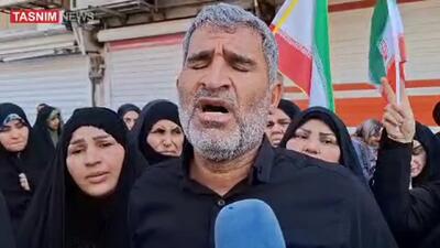 فیلم خط و نشان پدر شهید محمدحسین سواری برای اسرائیل