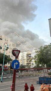 اولین تصویر از محل اصابت موشک در اسرائیل