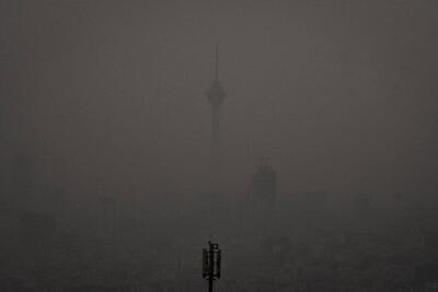 تصویر غم‌انگیز از تهرانِ غبارآلود در عصر امروز - چیدانه