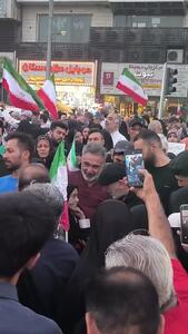 فیلمی از سردار قاآنی در جشن پیروزی مردم تهران