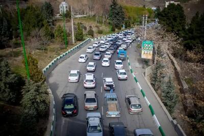 آخرین وضعیت ترافیکی در جاده چالوس