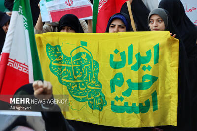 تصاویر: تجمع مردمی حمایت از عملیات «بشارت فتح» در ارومیه