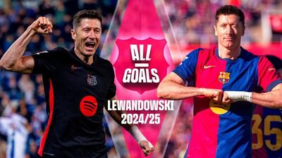 همه گلهای روبرت لواندوفسکی در فصل 25-2024