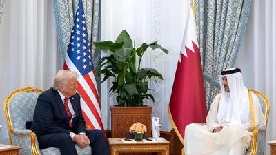 گفت‌وگوی ترامپ و امیر قطر