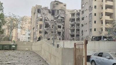 انفجارهای شدید ناشی از اصابت موشک‌های ایران، جنوب سرزمین‌های اشغالی را لرزاند