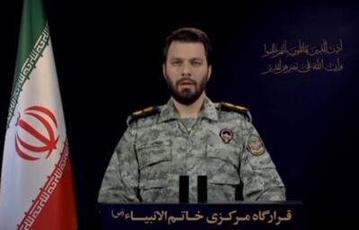 فیلم/ هشدار سخنگوی قرارگاه خاتم‌الانبیاء به اسرائیل