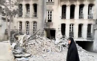 فیلم/ حضور وزیر راه در محل شهادت دانشمند هسته‌ای شهید ذوالفقاری