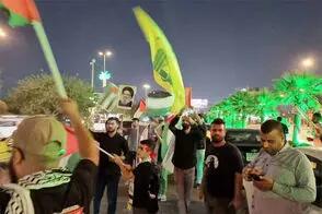 جشن و شادی مردم عراق برای پیروزی ایران/ویدیو