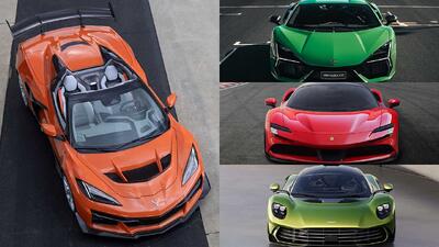 مقایسه کوروت ZR1X با سوپراسپرت‌های هیبرید فراری، لامبورگینی و آستون‌مارتین | مجله پدال