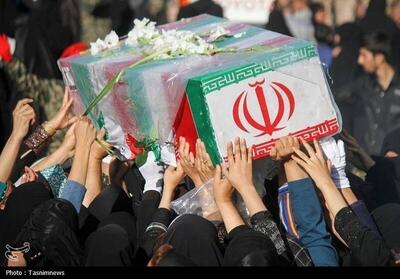 تشییع باشکوه پیکر 5 شهید حملات رژیم صهیونیستی در کرمانشاه - تسنیم