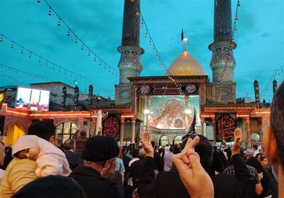 برگزاری مراسم سوگواری محرم و بزرگداشت حضرت علی اصغر(ع) در حرم سیدالکریم(ع) - تسنیم